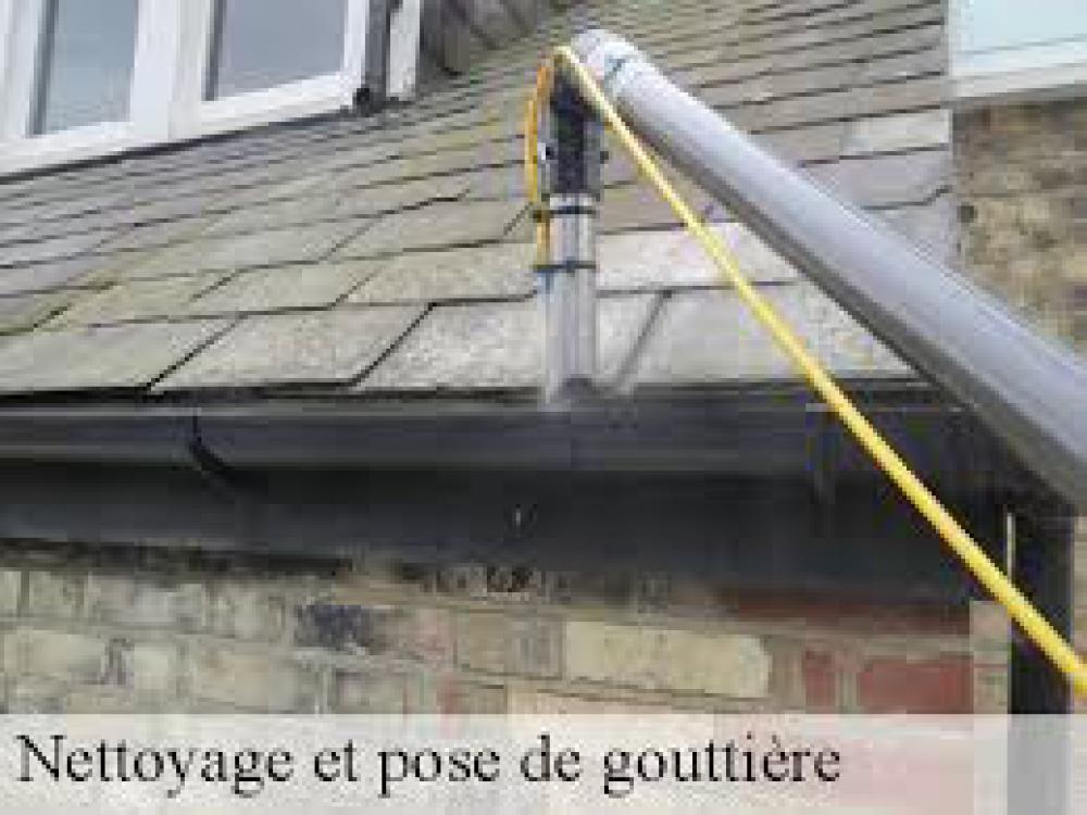 pose e tnettoyage de gouttière